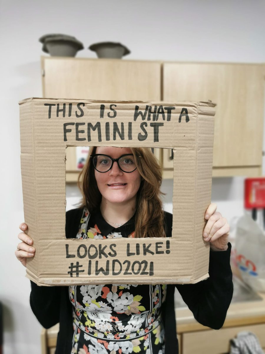 WHteamsocial's tweet photo. Happy #IWD2021 
As part of our activities today, some of our staff and pupils pay tribute to the women's movement and show their solidarity https://t.co/G95DMovrOZ