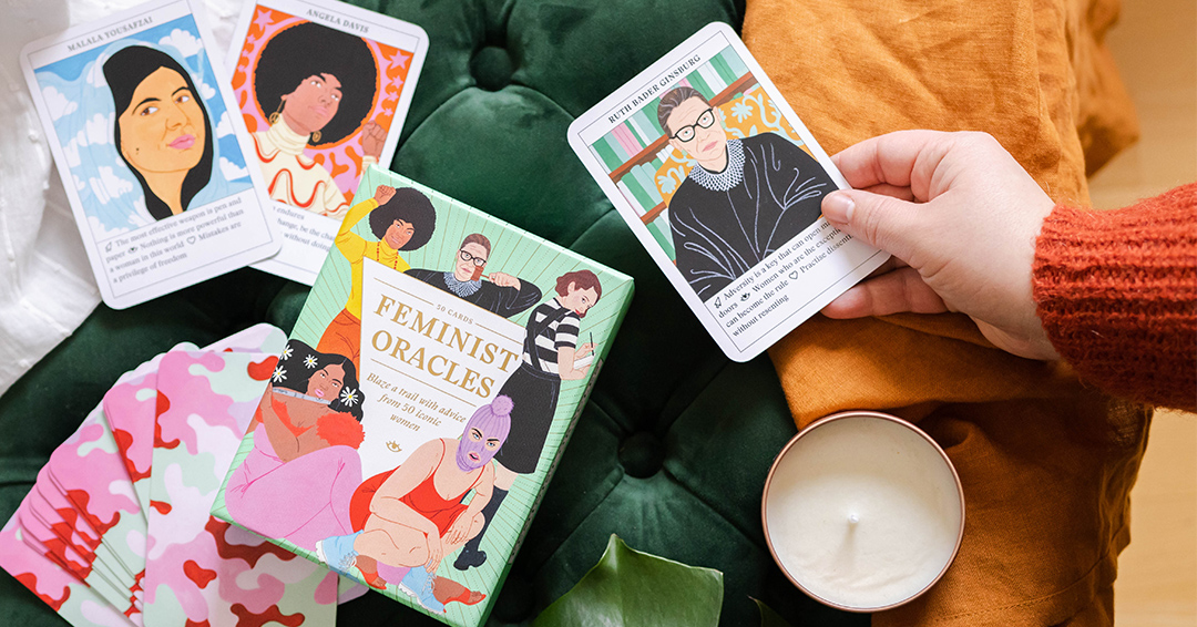 We are head over heels in love with the stunning #FeministOracles by @omfg_NOWAY - be guided and motivated this #InternationalWomensDay by the world’s most inspiring women with this creative set of oracle cards🤩#HachetteToYou
