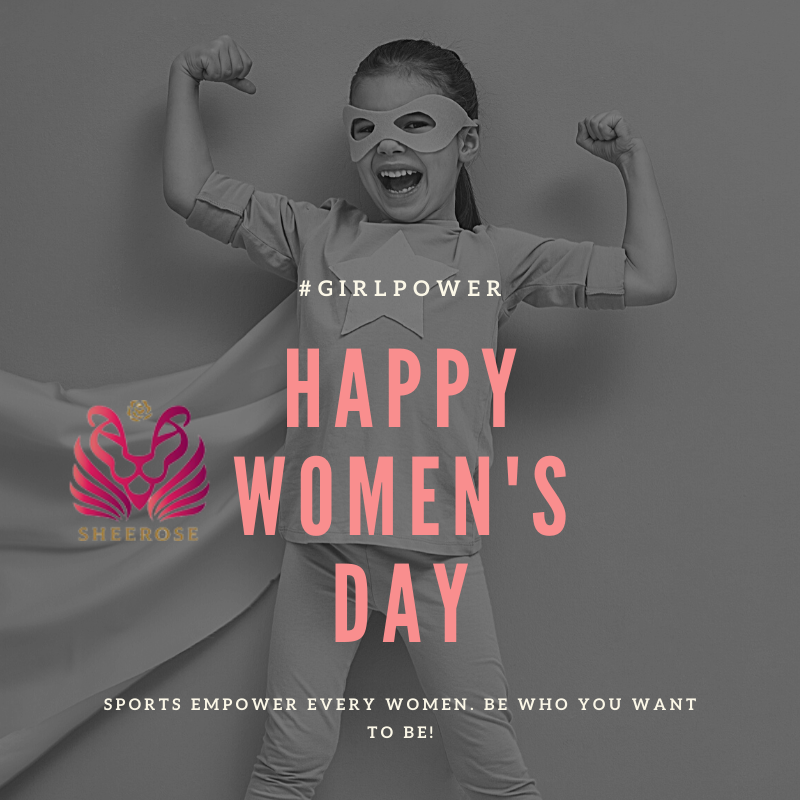 sheerosein's tweet photo. More power and more support to every aspiring girl to make her mark in Sports. 

#shecan #sheerose #shewill #shepower #HappyWomensDay #HappyInternationalWomensDay https://t.co/TNRRzhspzs