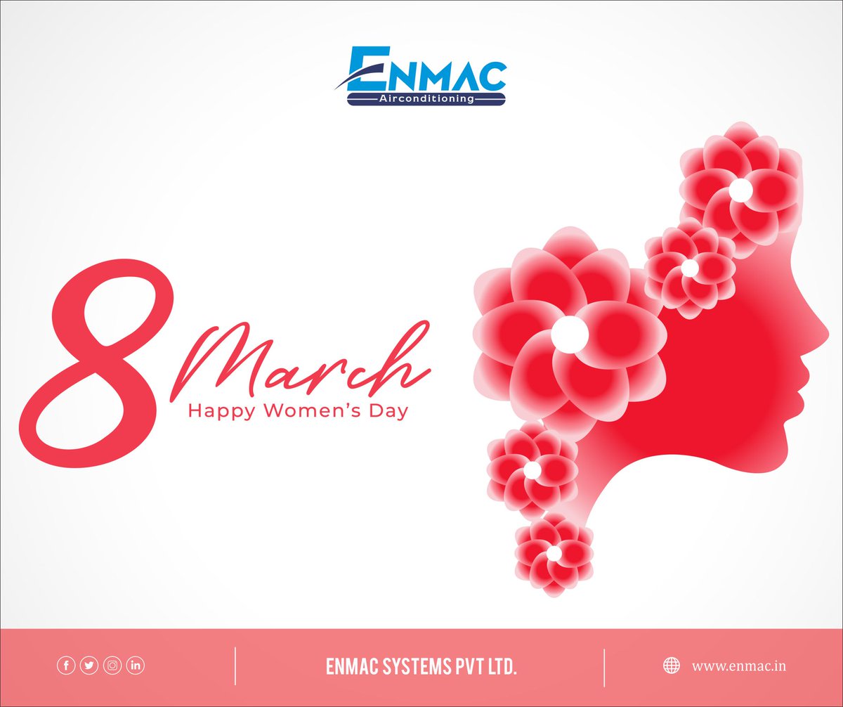 enmacsystems's tweet photo. #enmacsystems wishes every woman a Happy Women's day

#internationalwomensday2021 #internationalwomensday #womanday #womensday2021 #womensdaycelebration #womeninbusiness #womanhood #women #womenpower #womensupportingwomen #womenempoweringwomen https://t.co/q0n1nuLwEY