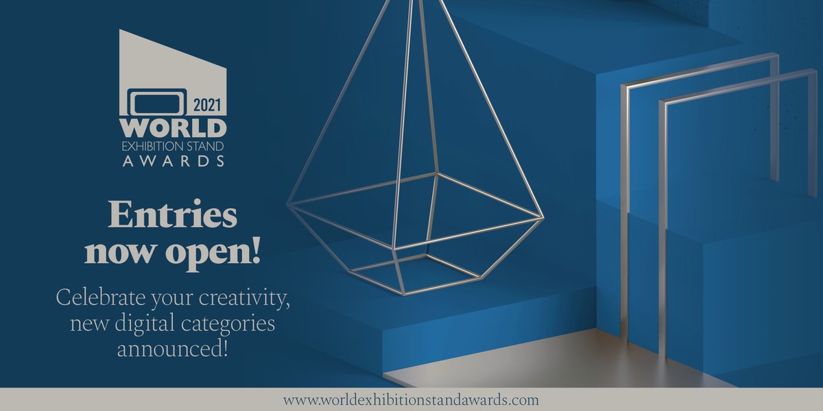 EARLY BIRD ENTRY is available until 31 March. Enter with promo EBWESA21 to receive 30% off. Celebrate and be recognised by your best design projects. worldexhibitionstandawards.com #wesa21 #exhibitiondesign #digitalevents #tradeshows #standdesign #resilience #worldexhibitionstandawards