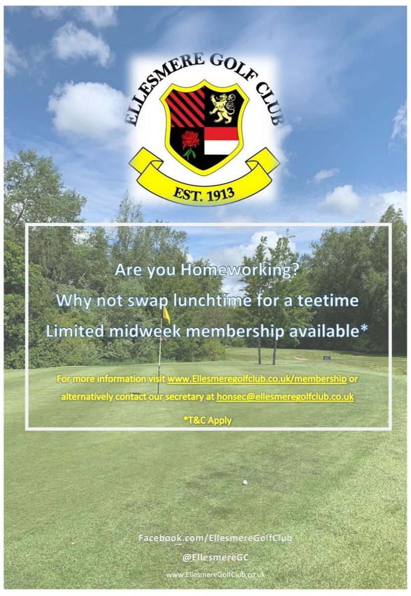Ellesmere Golf Club tweet media