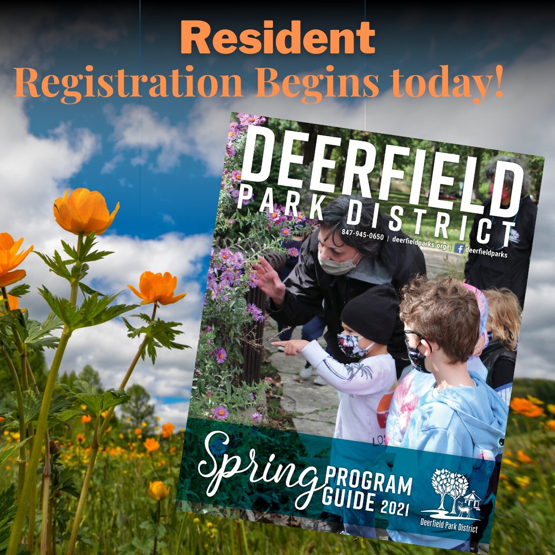 Spring Brochure and program registration for Deerfield, IL residents is open today! Get started with your community recreation programs!

deerfieldparks.org/programguide/