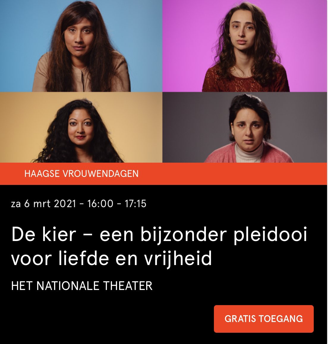 Op Internationale Vrouwendag kunnen jullie de theatrale lezing door Het Nationale Theater van mijn roman De Kier bekijken! 
In deze lezing wordt gefocused op de personages Uma, Asha en Soni, mijn eigen stille heldinnen.
youtu.be/lfBtIMFv-N0 

#InternationalWomensDay 
#dekier