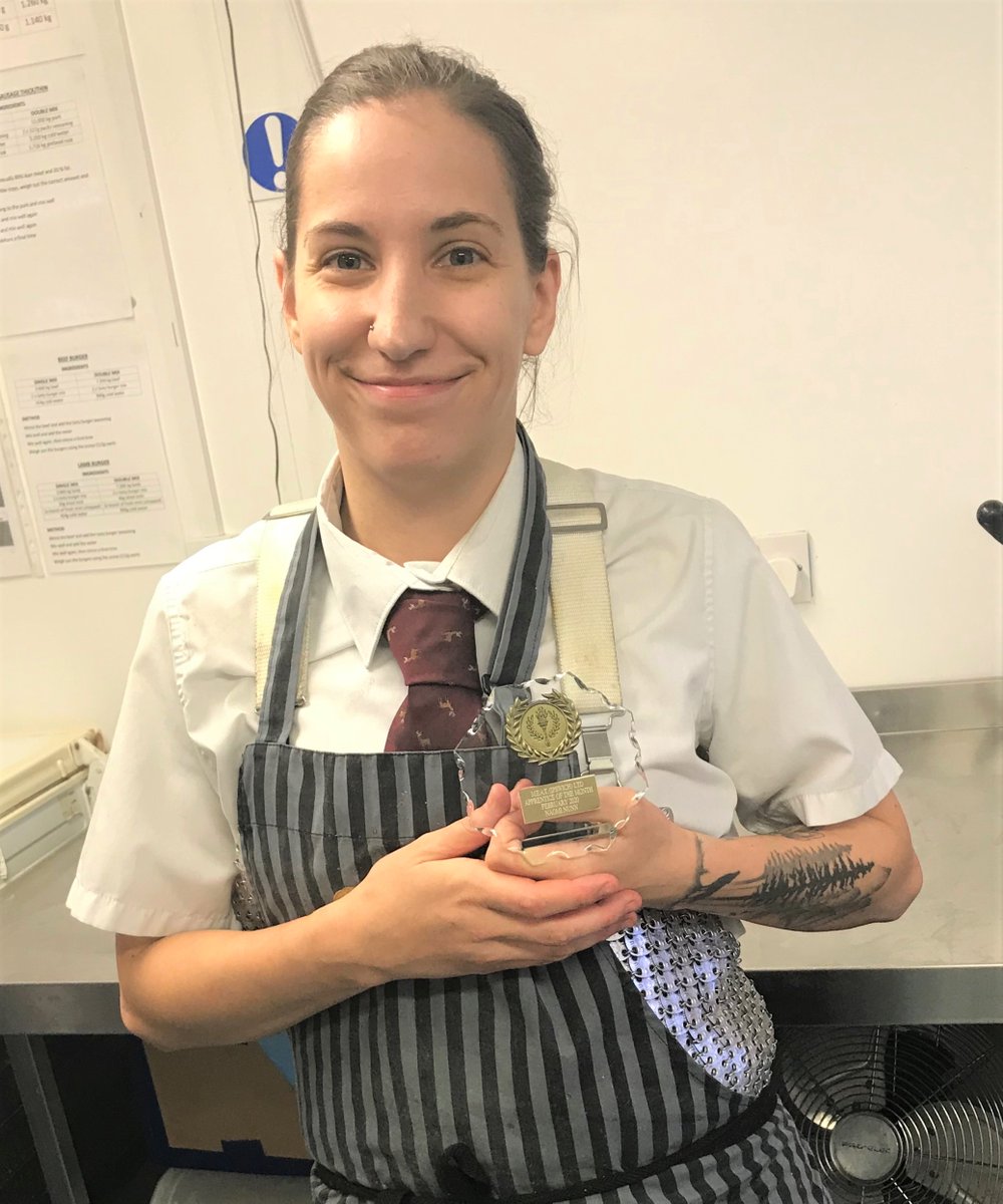 FDQ1's tweet photo. Proud to see 3 FDQ newly qualified butchers flying the flag for women in butchery in #CraftButcher magazine during #NationalButchersWeek! They’re all stars! #InternationalWomensDay https://t.co/cnI3pnRqx7
