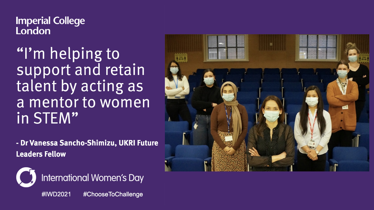 Imperial Department of Infectious Disease (@imperialinfect) on Twitter photo Next, UKRI Future Leaders Fellow Dr Vanessa <a href="/SanchoShimizu/">Vanessa Sancho-Shimizu</a> - pictured here with her lab members - is supporting the advancement of gender equality by acting as a mentor to other #WomenInSTEM Next, UKRI Future Leaders Fellow Dr Vanessa <a href="/SanchoShimizu/">Vanessa Sancho-Shimizu</a> - pictured here with her lab members - is supporting the advancement of gender equality by acting as a mentor to other #WomenInSTEM