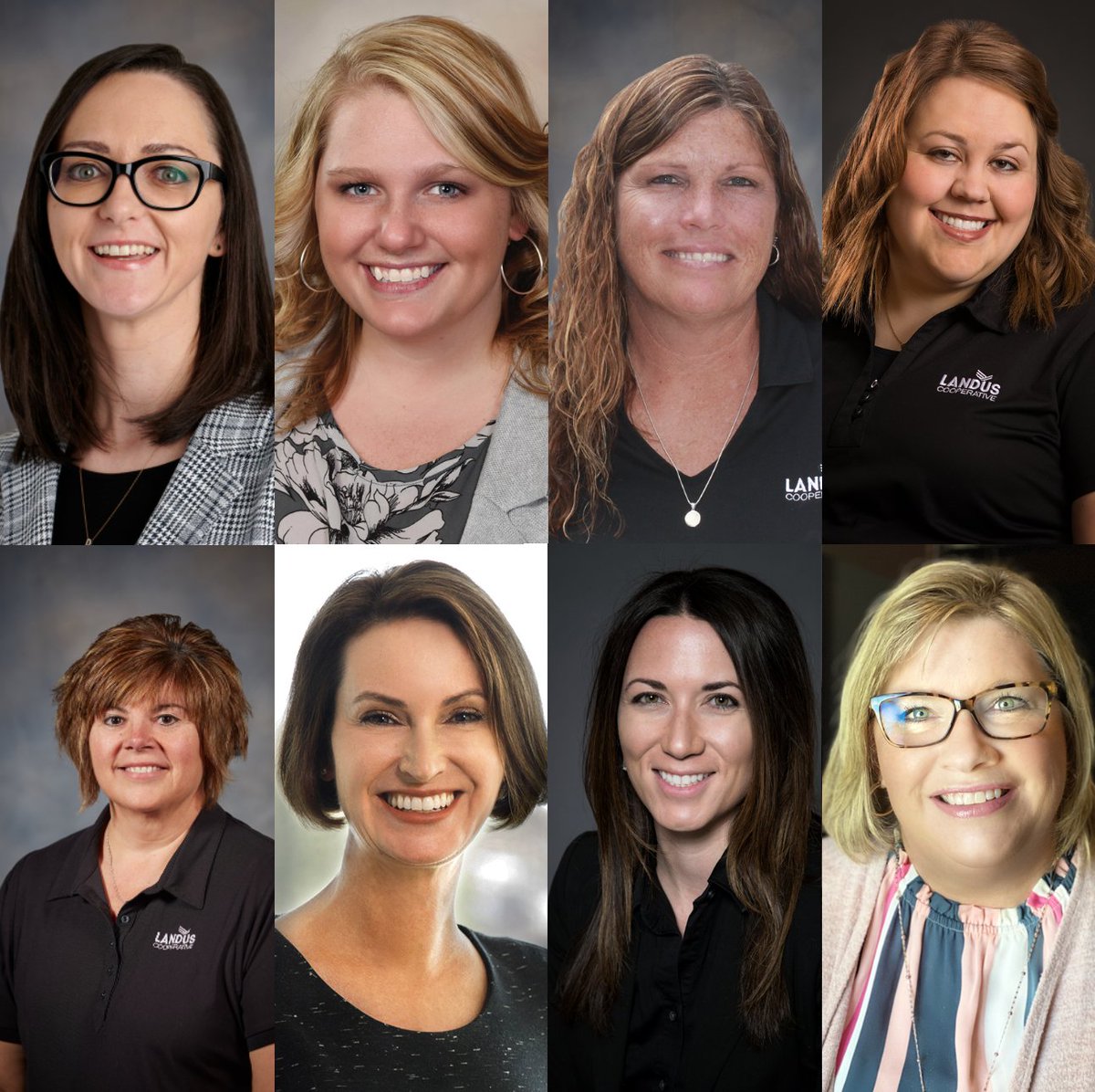 LandusAg's tweet photo. Today we recognize #InternationalWomensDay by celebrating all female employees of Landus &amp; showcasing just a few of the many women who live the #LandusWay. We are proud to support #WomenInAg and promote gender diversity within our company! https://t.co/dxuFVm05Hj