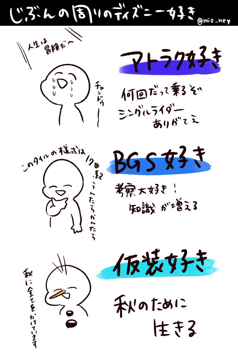 ひとくちに ディズニー好き といっても実は奥が深いのでタイプ分けしてみた そしてその上空をゆく おれたちのかざぽん Togetter ひとくちに ディズニー好き といっても実は奥が深いのでタイプ分けしてみた そしてその上空をゆく おれたちのかざぽん Togetter