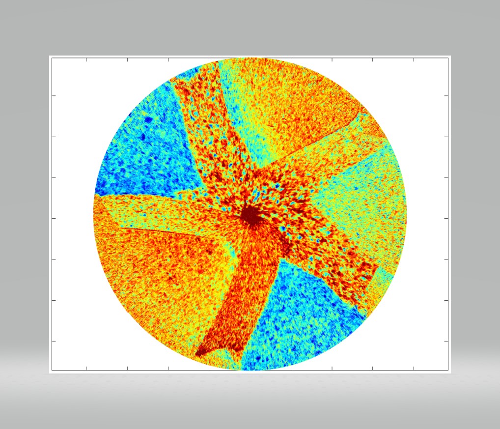 This fantastic image is a runner up in our Image Competition. Thanks to sponsors <a href="/FreemanTech/">Freeman Technology</a>  @Verder_Science Microstructure reconstructed from machining forces of a titanium multialloy part depicting STAR group logo by Oliver Blanch/Dr Daniel Suárez Fernández