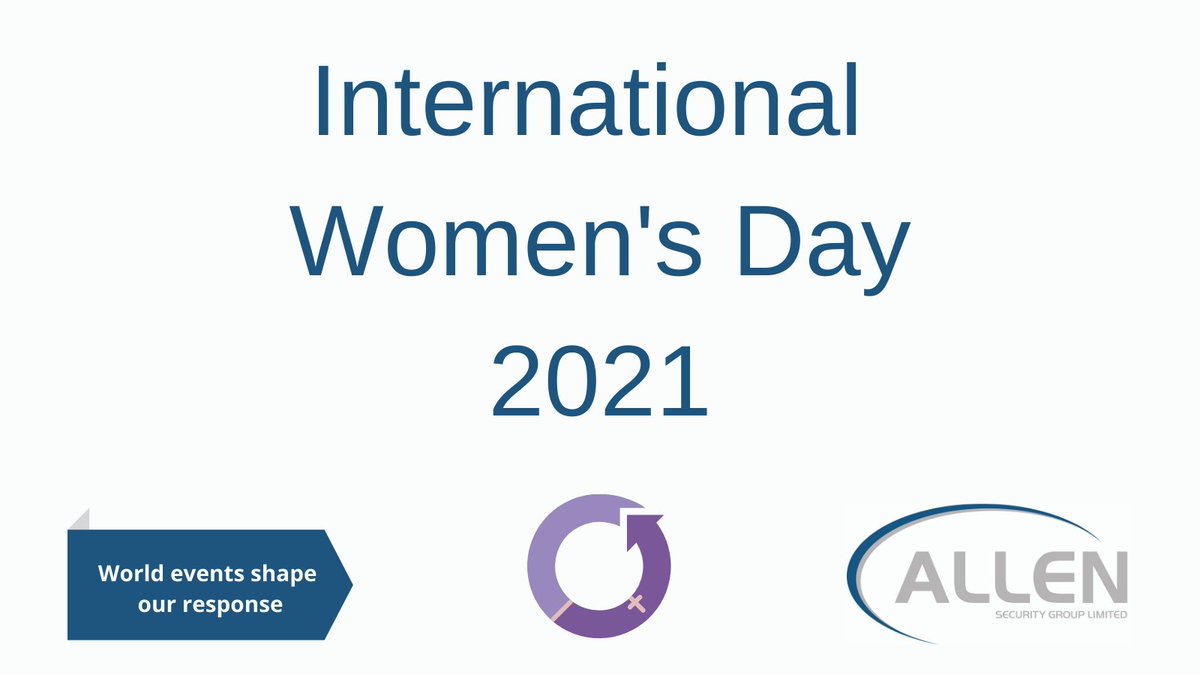 allens_ltd's tweet photo. Happy #InternationalWomensDay to our colleagues, customers, partners and all the women making a difference in the #security and #defence industries every day.

#InternationalWomensDay2021
#InternationalWomensDay21
#ChooseToChallenge
#IWD2021 https://t.co/AnBz50kw4I