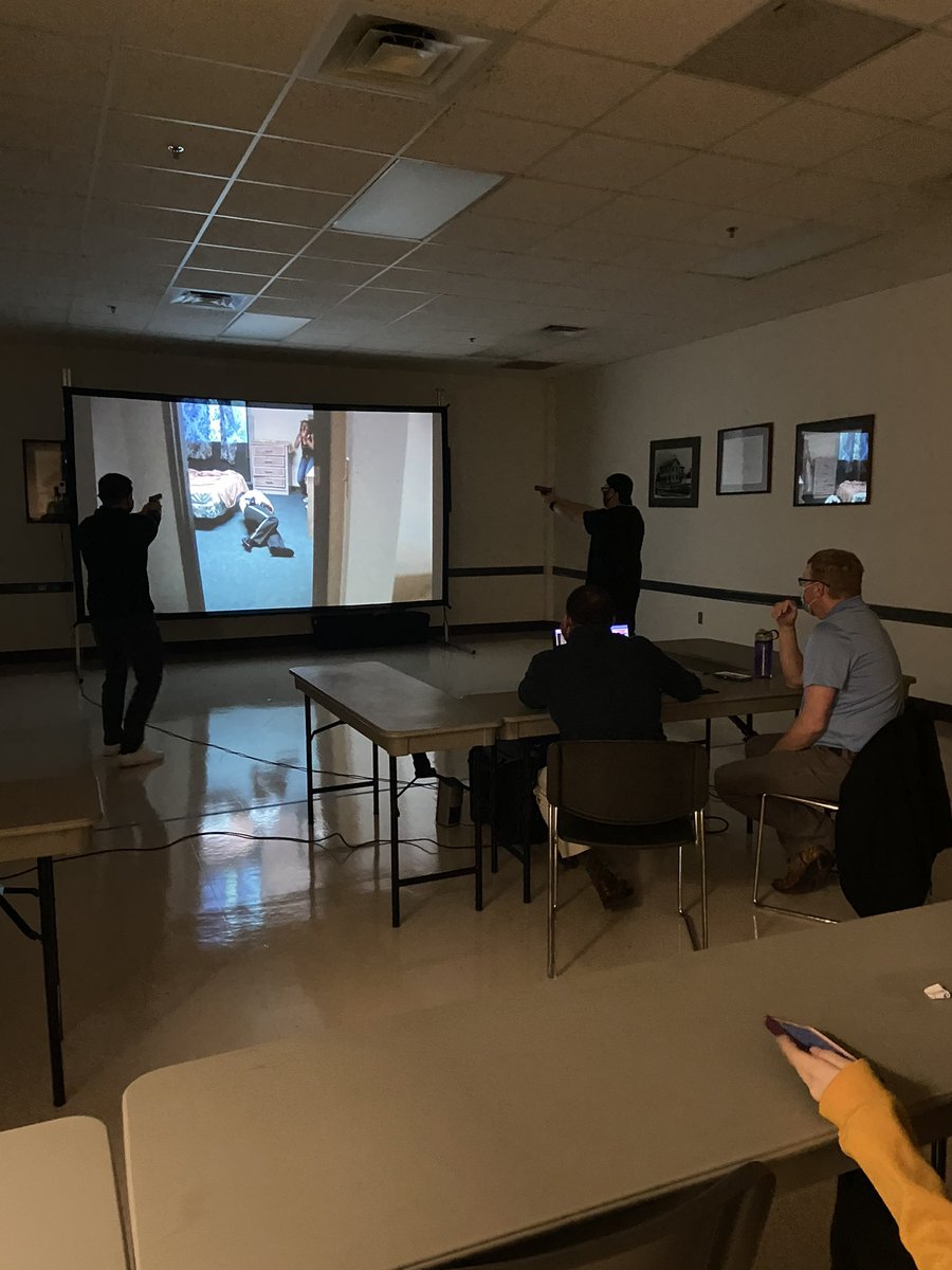 VVEDS_CExpress's tweet photo. We were able to get a glimpse of a shooting seminar this morning from Rickey Williams and Tim Carterโs criminal justice classes this morning! We also started working on a secret project too...๐คซ๐ฅ #collegeexpress https://t.co/3DDp2yQGkf