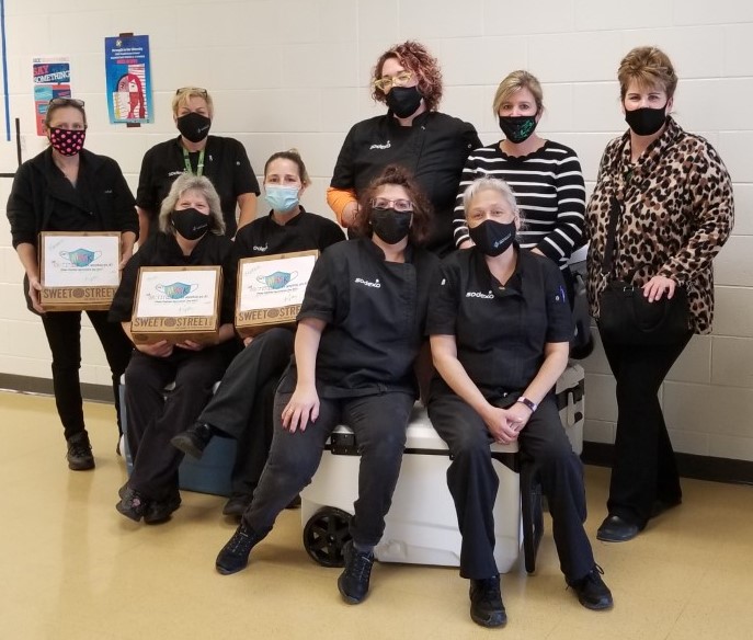 Can't mask my appreciation for this group! 
Feeding the Community for almost a year now.  
You Rock!!!   
Happy Employee Appreciation Day!!! 
(missing a few, they rock too!)