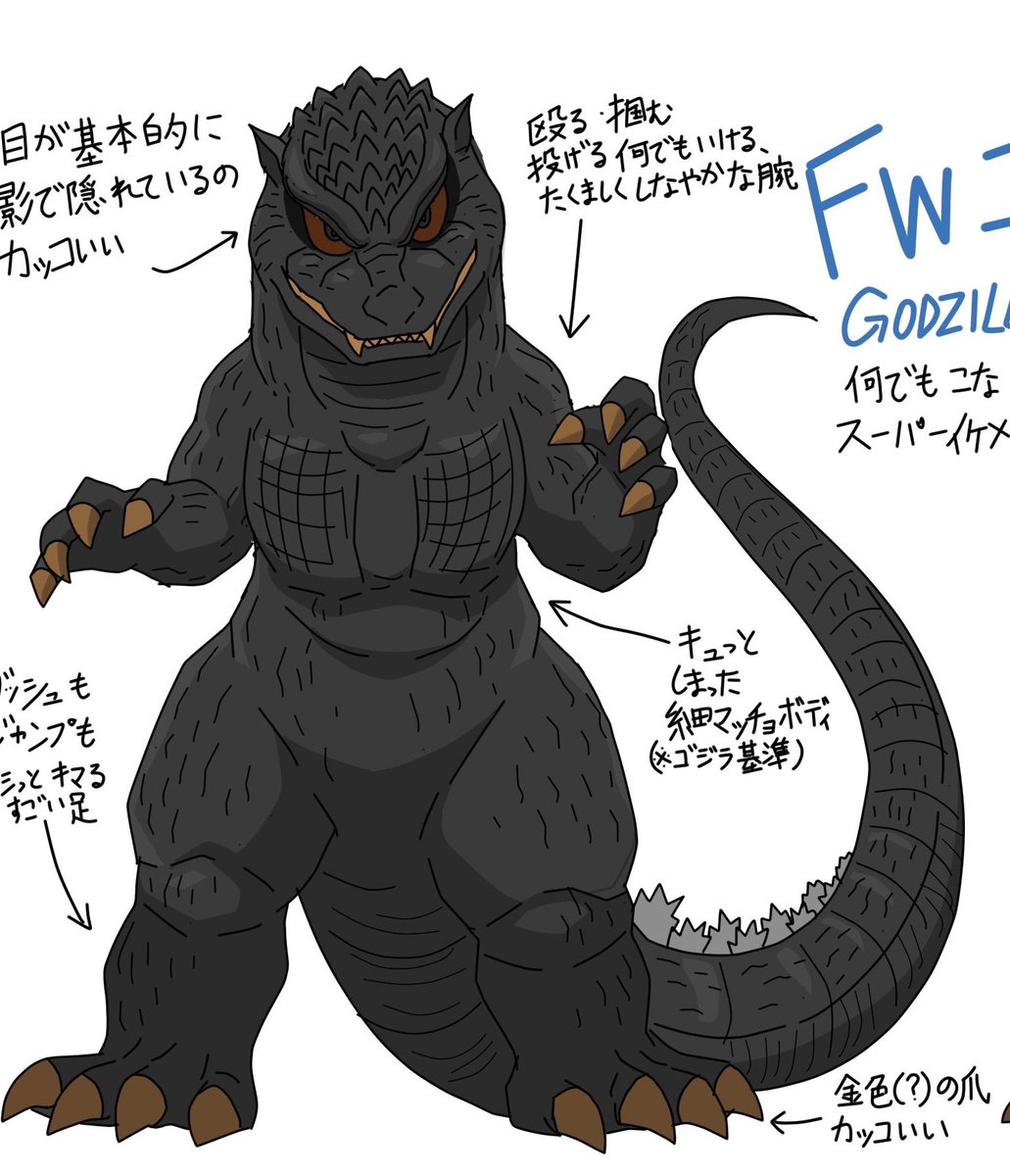 Twitter 上的 猫怪獣ノラ 先月描いたfwゴジ 左 と今回のfwゴジ 右 を比較 自分としては 以前よりゴジラ の種類ごとに特徴を掴むのが上達したのではないかと思います この1ヶ月色んなゴジラを描く練習を続けて正解でした あと 前より絵柄が安定してきたような気もし Twitter 上的 猫怪獣ノラ 先月描いたfwゴジ 左 と今回のfwゴジ 右 を比較 自分としては 以前よりゴジラ の種類ごとに特徴を掴むのが上達したのではないかと思います この1ヶ月色んなゴジラを描く練習を続けて正解でした あと 前より絵柄が安定してきたような気もし