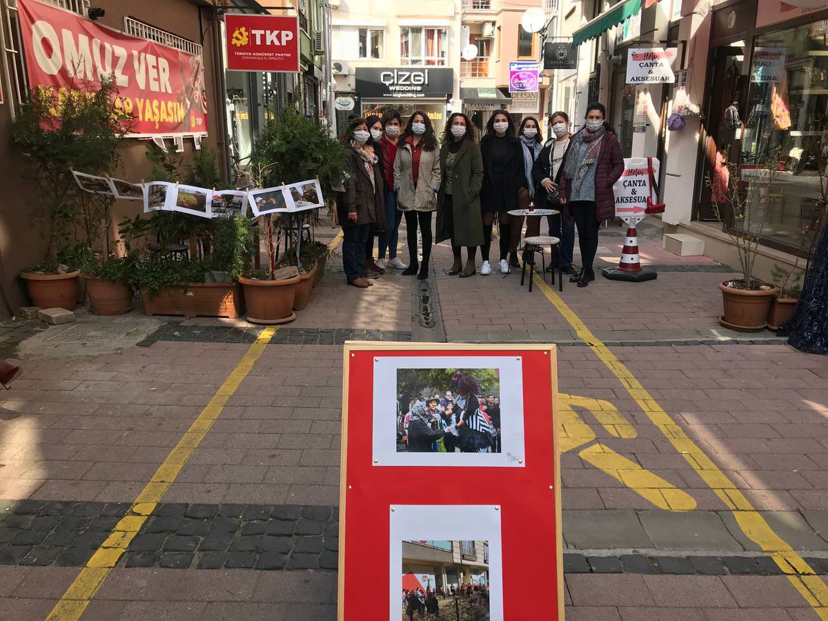 Gelin,birbirimize daha çok değelim,gücümüzü artırmak için örgütlenelim.İş yerinde tacize uğradığımızda sessiz kalmak yerine,o dakika orada iş arkadaşlarımızla birlikte karşı duralım!Sokaklar bizi korkutmasın,mahallemizde pencerelerden gelen çığlıklar boşlukta kaybolmasın! 
#8Mart