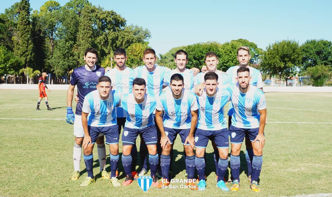 argentinosc's tweet photo. #LigaSantafesina ¡Volvimos a la cancha! 😃

El sábado recibimos a NOB por la 1° fecha del Torneo Apertura. 
En reserva fue triunfo 2 a 1 con goles de @martin_dallasta y @martingrosso79. En primera el encuentro culminó en empate en 0. 

#CelesteyBlanco 💙⚪
#ElGrandedeSanCarlos https://t.co/6PtwGOjjCO