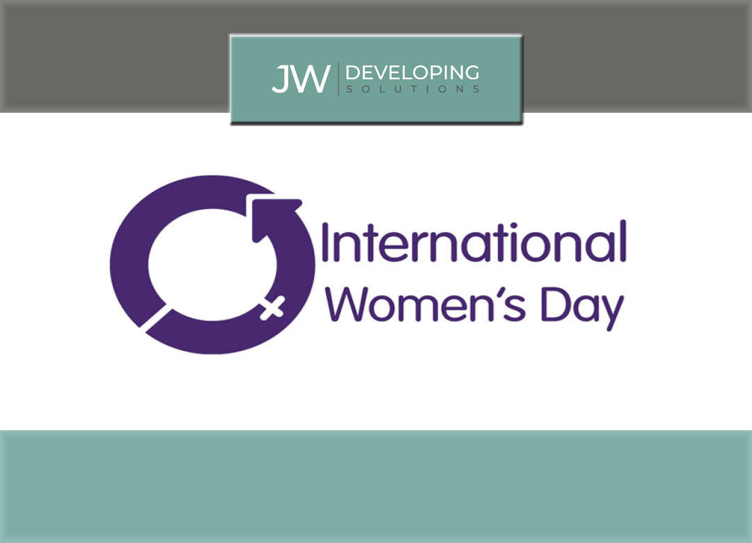 As a company founded and run by women, International Women’s Day is a day that means a lot to us here at JW Developing Solutions celebrating the social, cultural, and political achievements of women.  Have a great day to all !! 

#womensday #haveagreatday #internationalwomensday