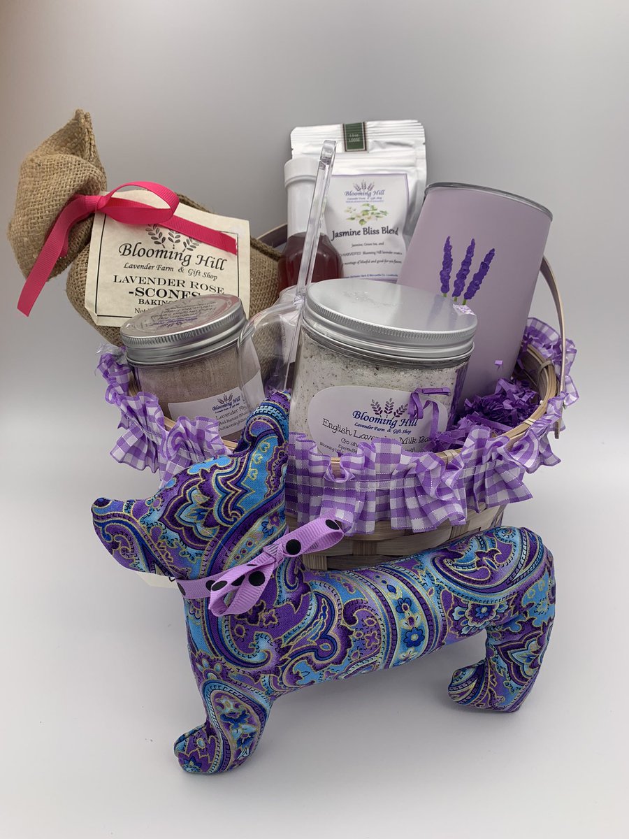 bloominghillla1's tweet photo. We can make custom lavender product baskets for you. https://t.co/w4dxT9VN5m