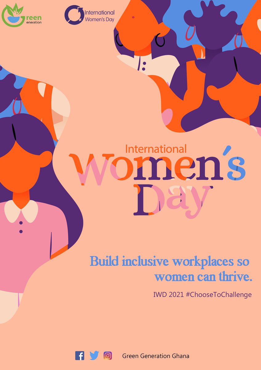 GreenGenGhana's tweet photo. Greatest regards to every woman out there on this day. #HappyInternationalWomensDay #IWD2021 #ChooseToChallenge2021 https://t.co/JXIsAFNWgZ