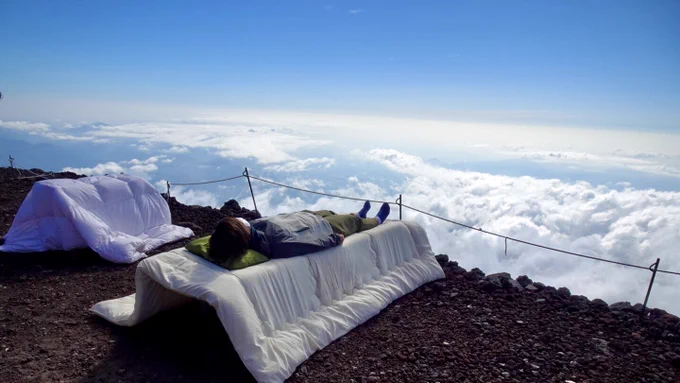 また富士山でお昼寝したいな。 
