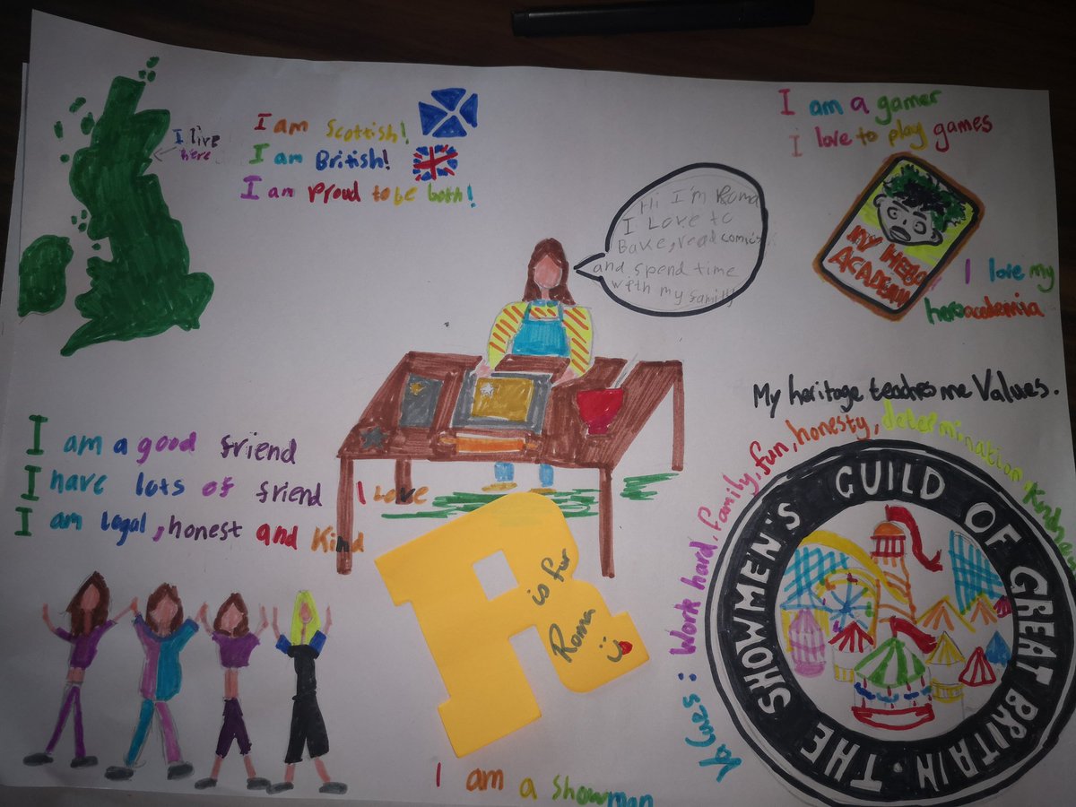 levenbute's tweet photo. My girl proud if her heritage #showmansguild #heritage #proud #roma @Parkhill_PS https://t.co/delkafMEEz