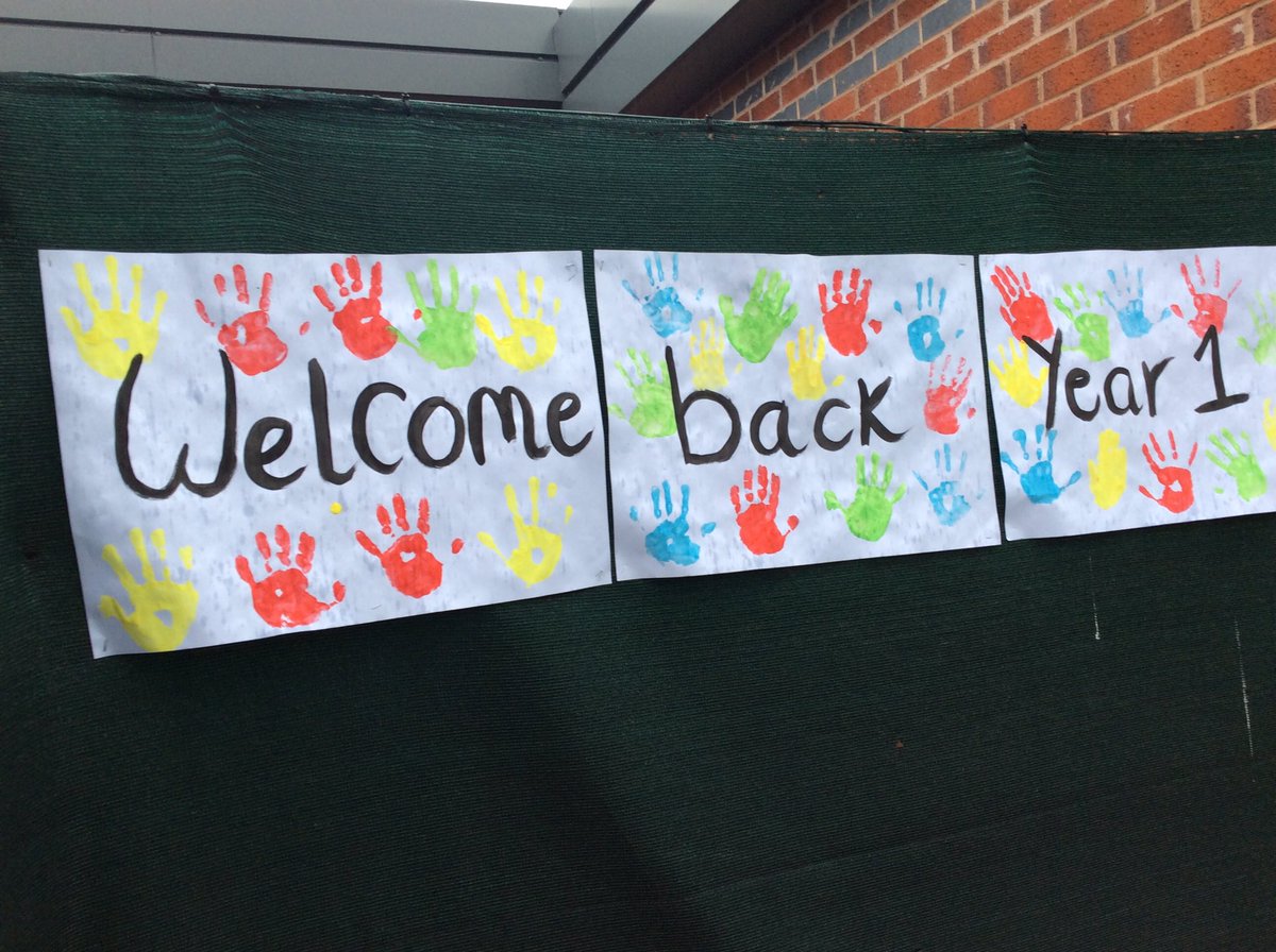 We are so excited to have our Year 1 children back today. 👏👍🌟