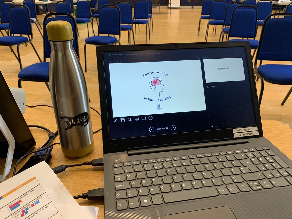 RoundMat's tweet photo. Just delivered my first set of Mindfulness sessions for #PPOL @SJCSouthsea as part of our #schoolsreopeninguk programme. How awesome it was to see the students again and help them with techniques to deal with stress and anxiety https://t.co/Rb7R4CVKeO