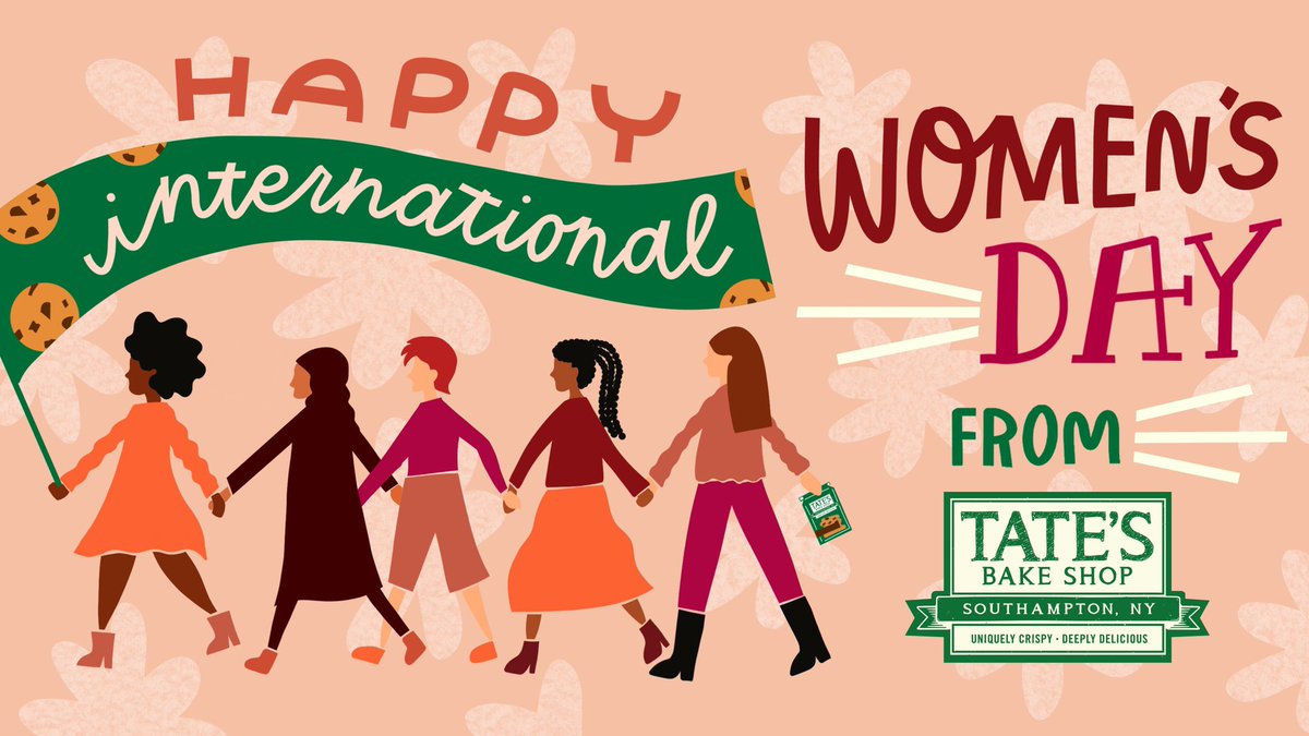 "I'm a woman⁣⁣
Phenomenally. ⁣⁣
Phenomenal woman, ⁣⁣
That's me." ⁣⁣
– Maya Angelou ⁣⁣
⁣⁣
Happy #InternationalWomensDay from all of us here at Tate's Bake Shop 🍪💕