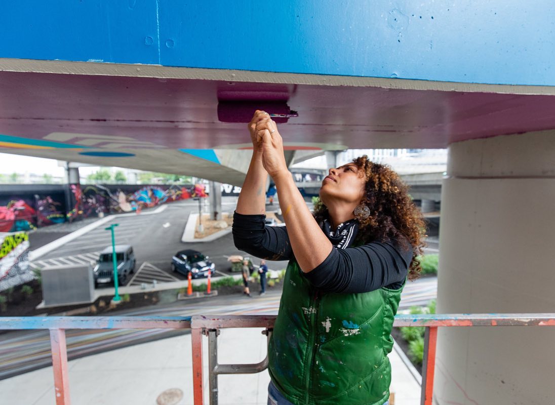 Give it up for all of the fabulous female artists who have contributed to the vibrancy and creativity of Underground 🙌🏻 <a href="/Indie184/">Indie 184</a> <a href="/SilviaLChavez/">Silvia Lopez Chavez</a> 

#internationalwomensday  #art #boston #create #streetart #femaleartist #womenempowerment #womenshistorymonth