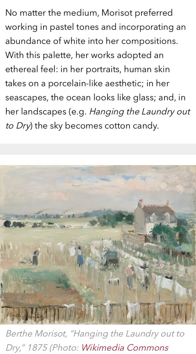 Berthe Morisot beautiful work...#InternationalWomensDay #internationalwomensday2021 #berthemorisot #impressionism #frenchimpressionism #colour #womenartists #womenpainters #landscape #artgroup #arte #Influencer