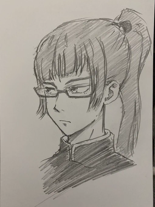こんばんは♪
10分で描きました(^^)
#禪院真希
#呪術廻戦 
#呪術廻戦イラスト 