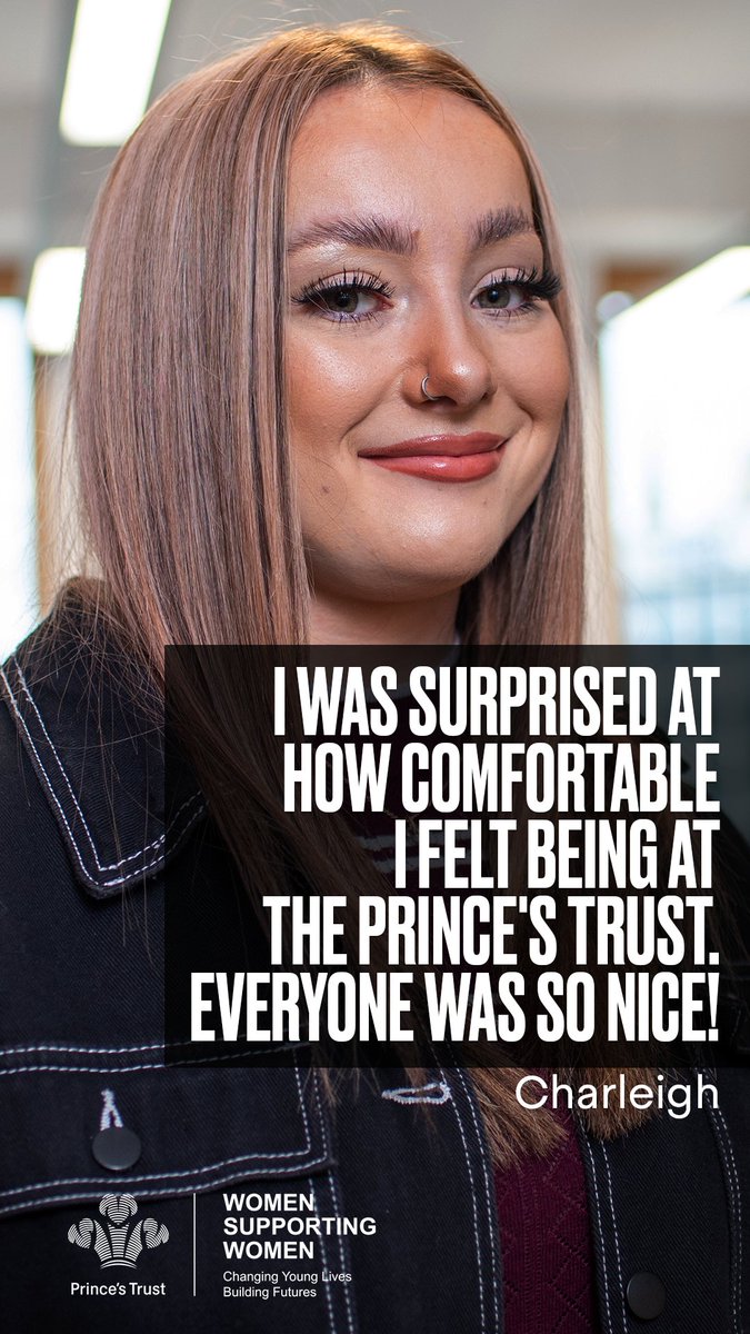 Every pound raised today will help more young women like Charleigh to regain their confidence and develop their skills to secure a job or start their own business > bit.ly/39LFUU8