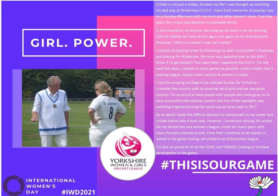 Yorkshire Women & Girls Cricket League tweet media