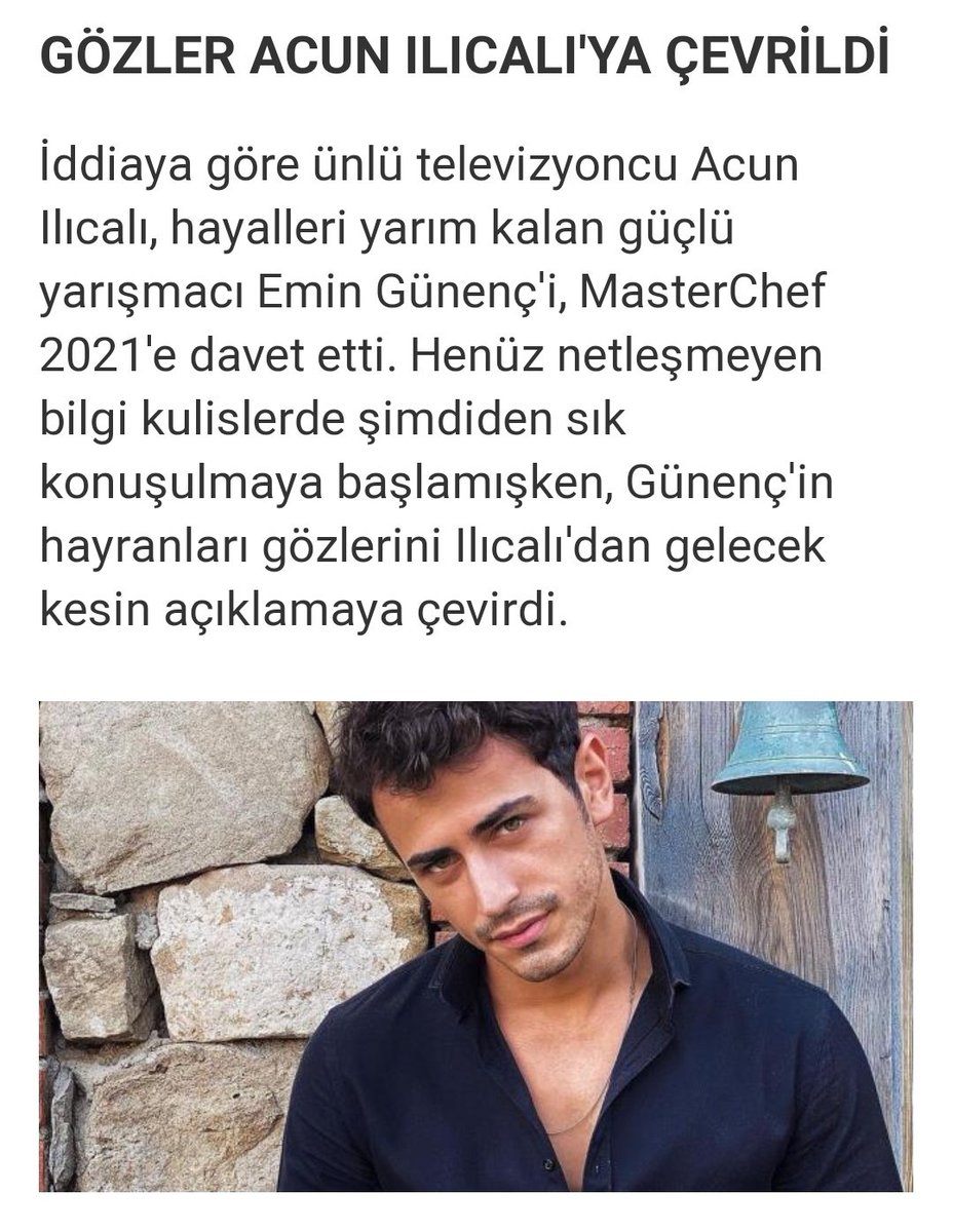 exxen'den sonra şimdi de MasterChef haberi mi? #emingünenç #yiğem #poyem