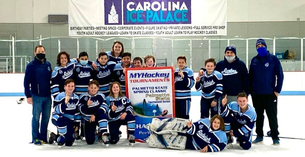 RaptorsHCNC's tweet photo. Raptors take home another banner as the Pee Wee 09 team wins the Palmetto State Spring Classic! #hockey #NCHockey

Raptors win 2-1 in the championship game! https://t.co/n1T7y1XWe3