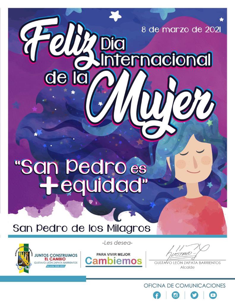 👩🏻‍🦱👩🏻👱🏽‍♀️Hoy más que felicitarlas, queremos asegurarles que trabajamos para eliminar las brechas de género que han existido desde siempre y las invitamos a hacer parte de las políticas públicas que inciden en el beneficio de la población.