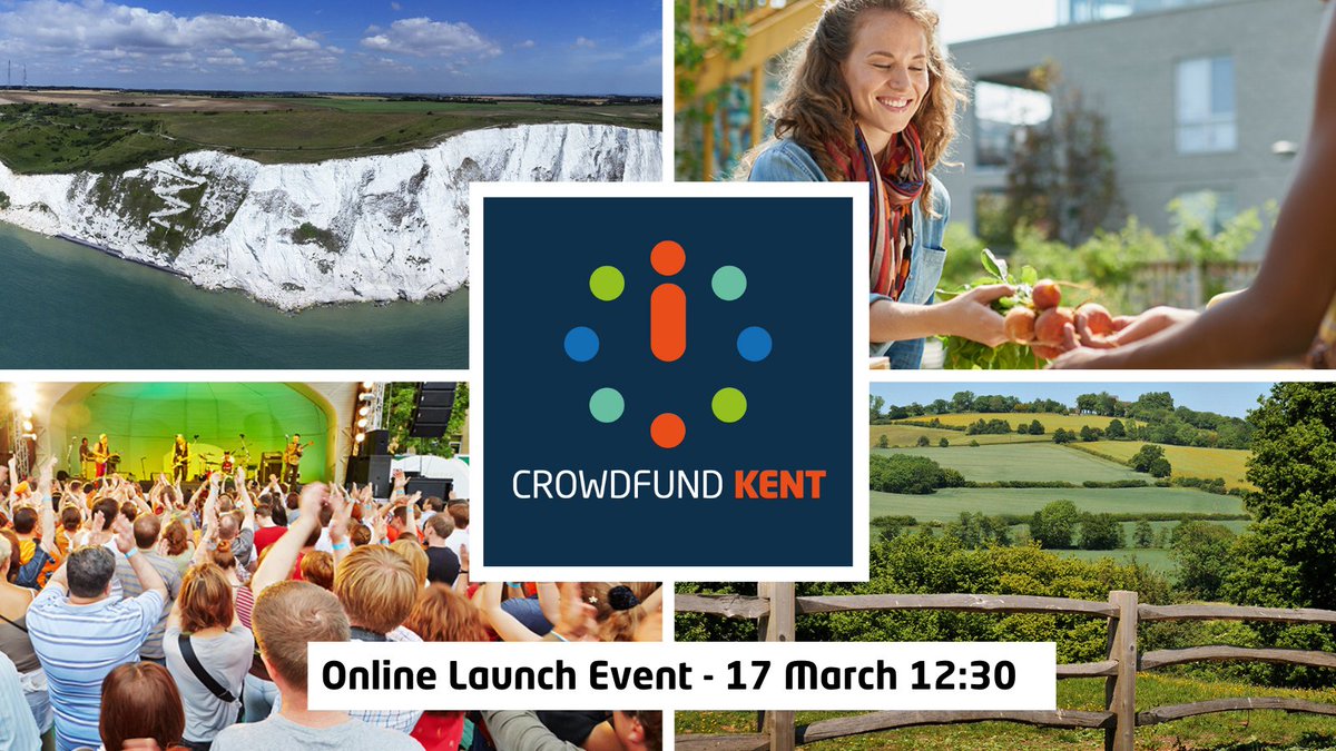 Register now for the Crowdfund Kent online launch event with <a href="/Kent_cc/">Kent County Council</a> on 17 March at 12:30 👉 bit.ly/3usqAW1  If you have a project idea to help improve your local area, then join the event to find out more about #CrowdfundingKent.