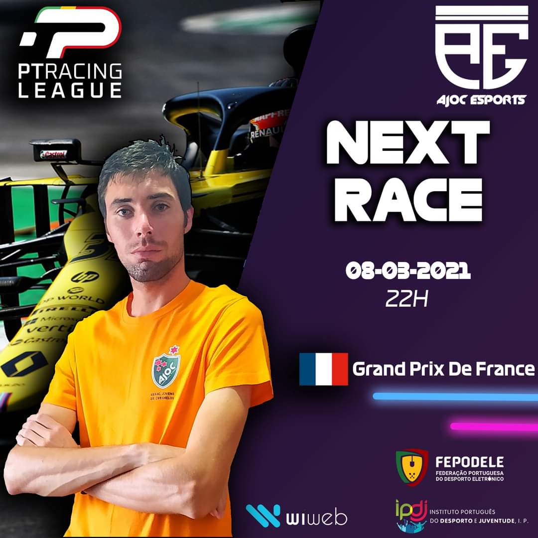fil_delgadinho's tweet photo. Hoje é dia de corrida para a @ptracingleague
Vamos até ao circuito França.
#fildelgadinho #AJOC_FDelgadinho #f12020game #raceday #ajocesports #ajoc #ptrl #ptracingleague #simracer https://t.co/btGWrPNNCo