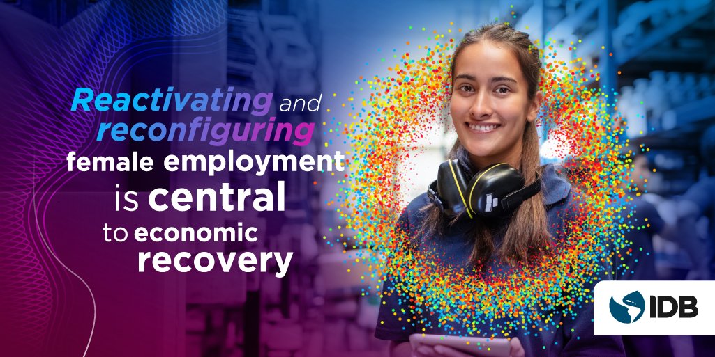 #COVID19 has strongly impacted the position of #women in #labormarkets. For #IWD2021 we share how we're promoting the recovery of female employment in #LatinAmerica and the #Caribbean: bddy.me/2MXB66N @BID_Trabajo @BID_Igualdad