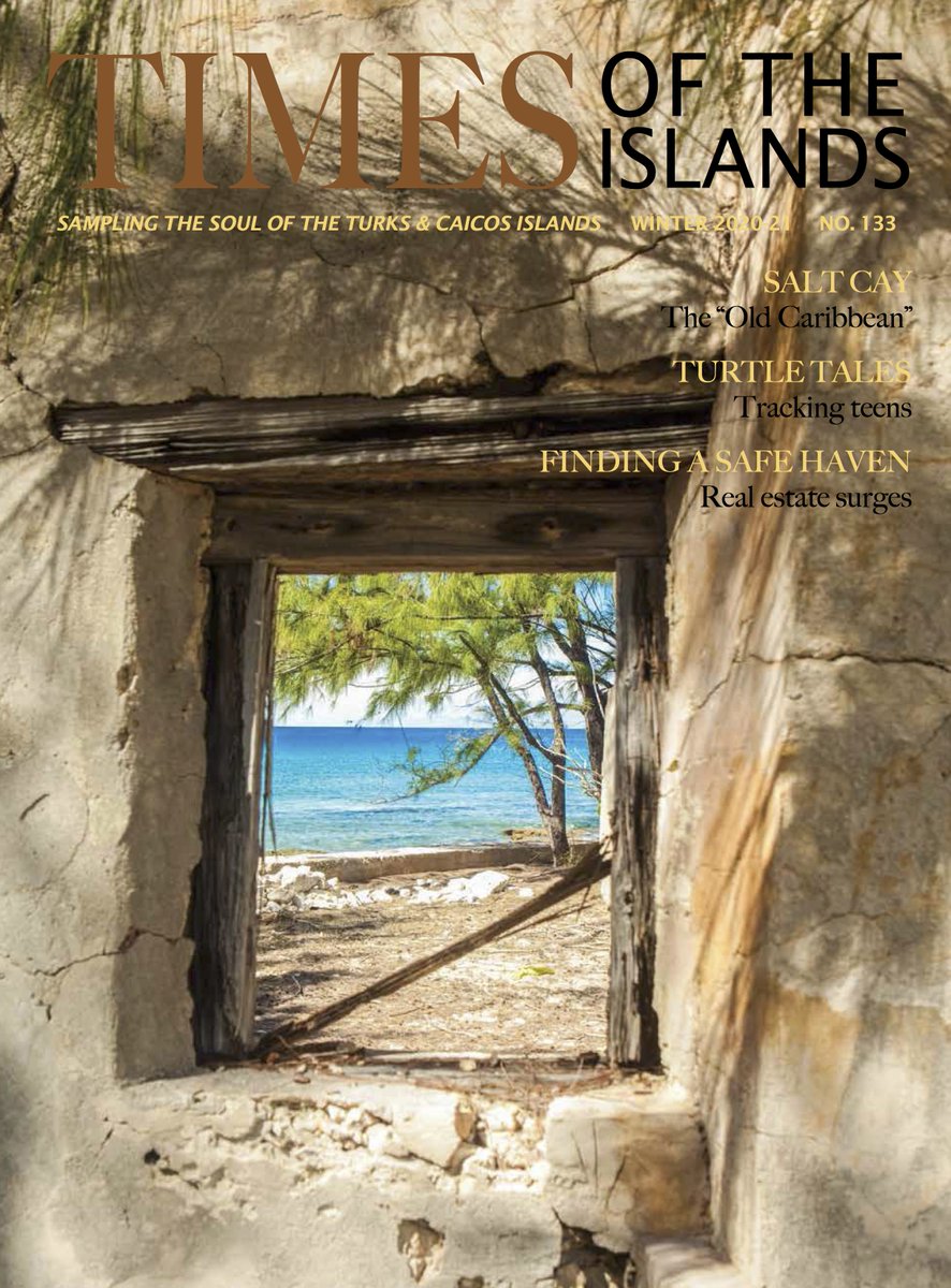 Is there a better way to frame a Turks and Caicos beach view than through the window of a historic building on Salt Cay? #paradisephotography #turksandcaicosislands #saltcay