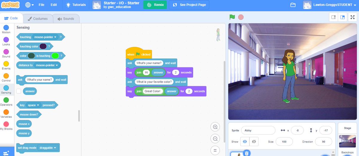 DLawtonGreggs's tweet image. When you have a group of 5th and 6th grade girls learning about tech inputs and outputs and they don't want to leave the session- We are on to something😄....@GirlsWhoCode @scratch @RCSDMLKJr @CaleroMDSL @LCMLessons @Chief1RCSD #FemaleProgrammers