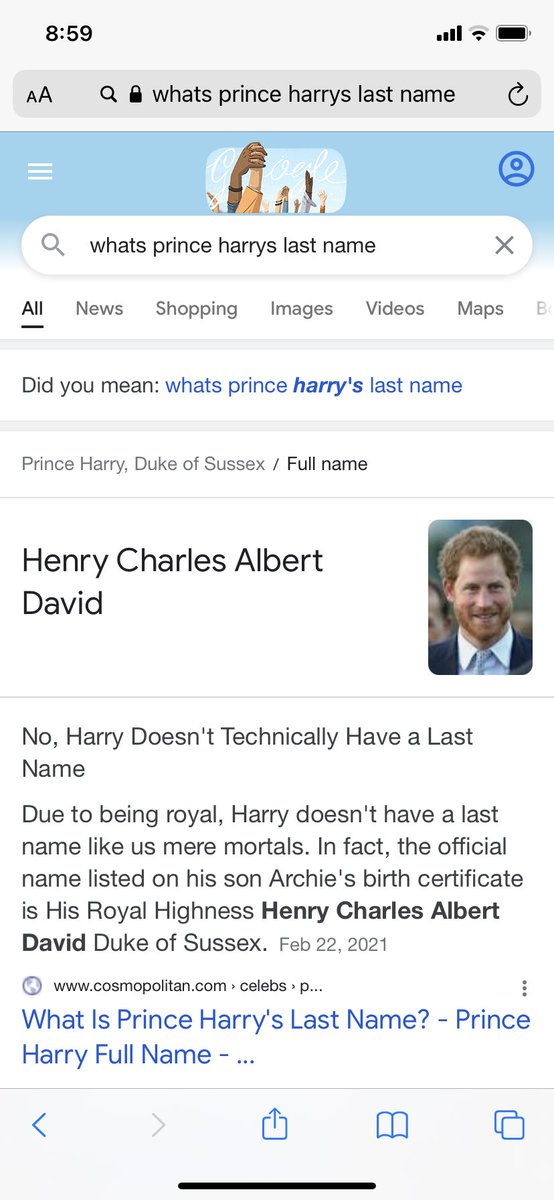 RachieRobb's tweet photo. Harry needs a last name and I think we can all agree it should be Markle. #HarryandMeghanonOprah #HarryandMeghan #harrymarkle https://t.co/qnAXux9zqj