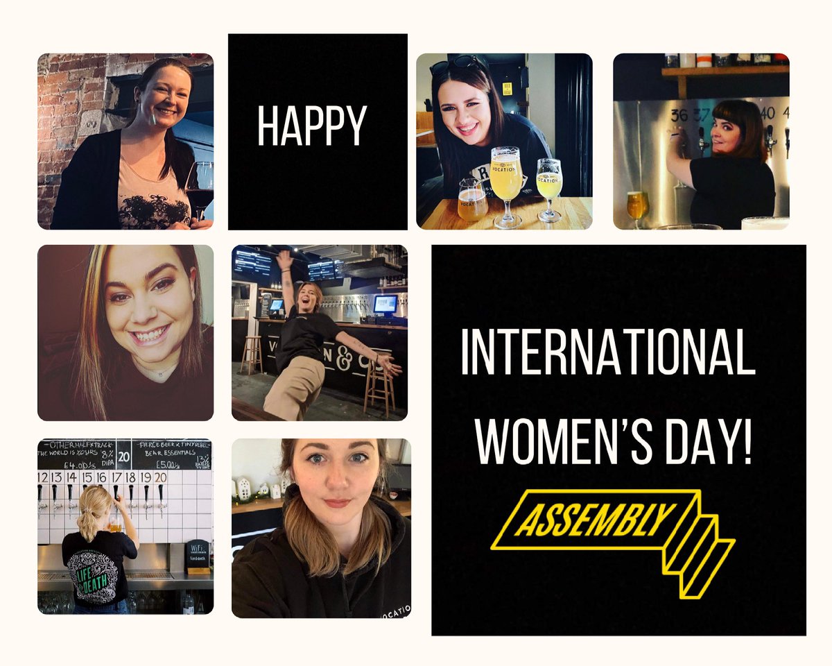 assemblyug's tweet image. HAPPY INTERNATIONAL WOMEN’S DAY!! 🙌🖤

From our amazing food traders to staff behind the bar, our awesome clientele and the brewers who make the beer, our vast supply chain would be impossible without girl power! 💪💪

From everyone at @assemblyug Happy #InternationalWomensDay