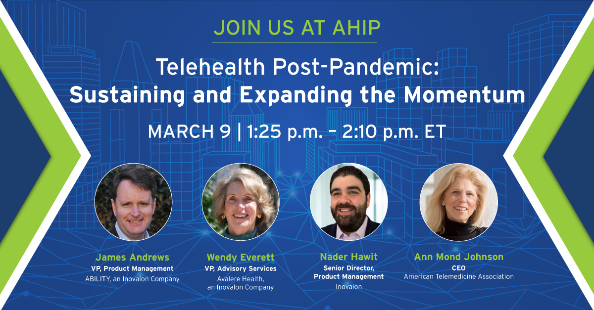 Looking forward to tomorrow's session at the <a href="/AHIPCoverage/">AHIP</a> National Health Policy Conference with James Andrews and Nader Hawit of <a href="/InovalonInc/">Inovalon</a> and Wendy Everett of <a href="/avalerehealth/">Avalere Health</a> 
ahip.org/events/policy-…