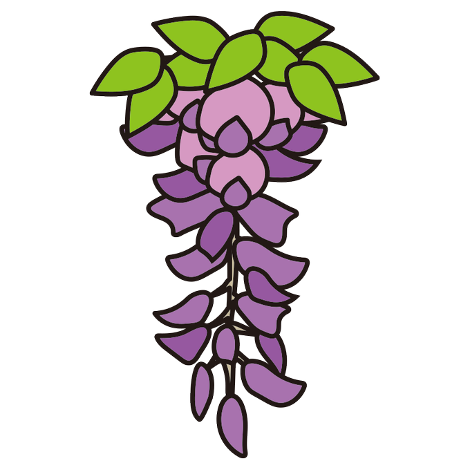 藤の花のtwitterイラスト検索結果 古い順