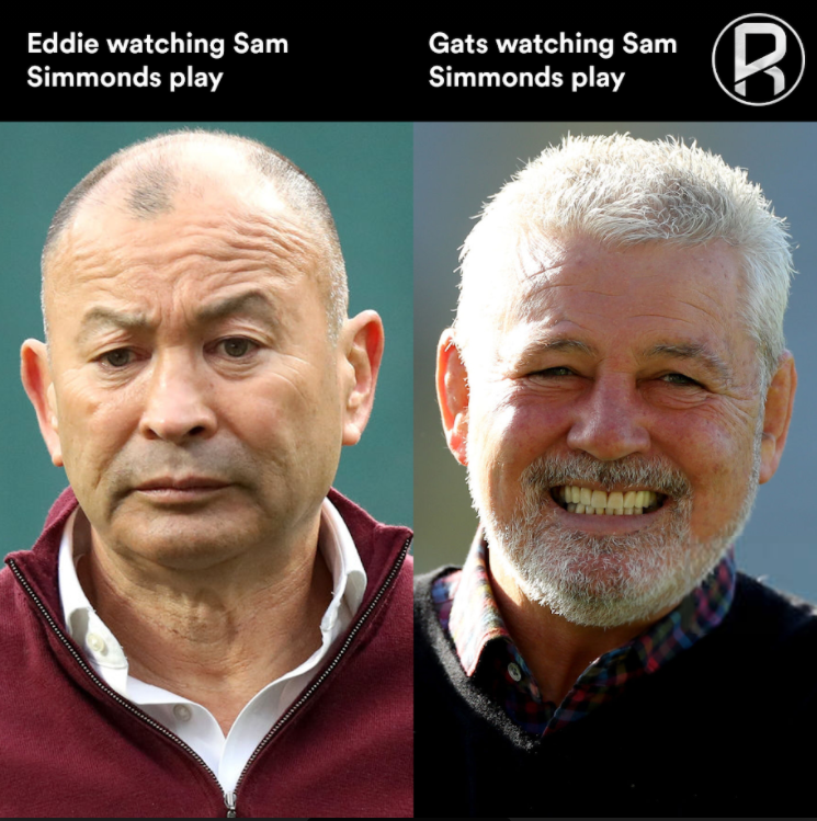 TheRugbyPod's tweet photo. Give us a smile Eddie! #Pickhim https://t.co/BMHyOOgXVv