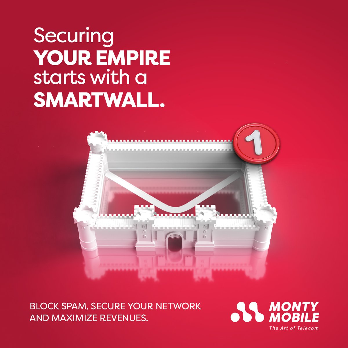 Not every SMS Firewall will protect your empire, but SMARTWALL will!

#montymobile #telecom #smartwall