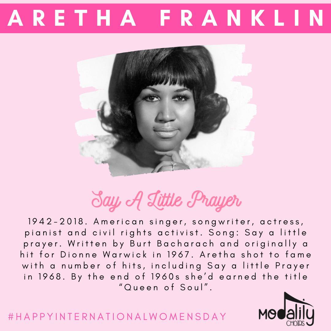 modalitychoir's tweet photo. HAPPY INTERNATIONAL WOMEN’S DAY!
Today we are celebrating all women across the world and their inspiring achievements. We are thankful for the phenomenal women who have broken barriers and paved a way for us in the music and performing arts industry! 1/2 https://t.co/ngCdq3X91d