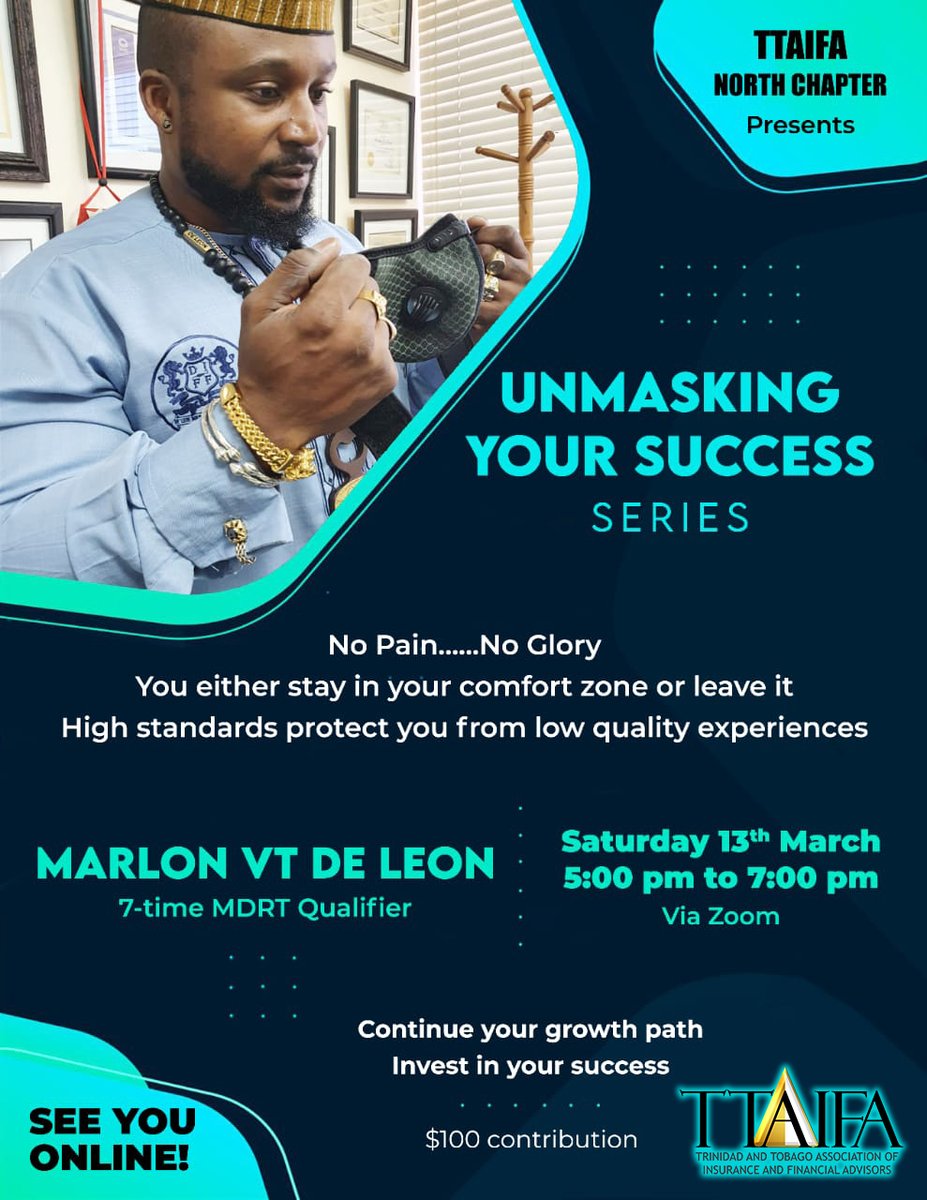ttaifa's tweet photo. Register Now! North Chapter's Unmasking Your Success Series - https://t.co/fAkKUFVjJB https://t.co/TxQAT1Dn2y