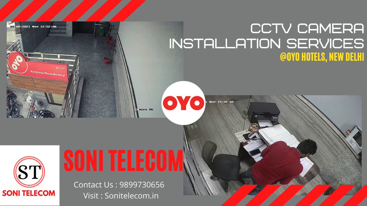 TelecomSoni's tweet photo. We install 🧰 #cctv #camera in #oyo, in New Delhi . if you looking for cctv camera installation services 👨‍🔧in #Delhi #haryana #Faridabad #Noida #gurgaon for #home #office #factory #Warehouse #hotel #Mall.Contact us or visit our website. #cctvcameras #security #hikvision #oyoroom https://t.co/2Kw5uLm49B