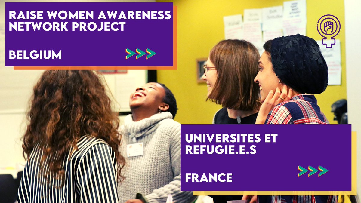 🟣✊PROJECTS' FOCUS - Both youth and student-led projects <a href="/Unirorg/">UniR Universités & Réfugié.e.s</a> and <a href="/RWANinitiative/">RWAN</a> are empowering refugee women when it comes to accessing education, the job market and building new skills through interactive workshops and mentoring activities! #InternationalWomensDay